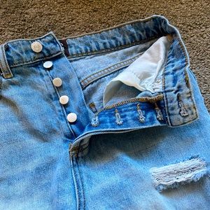 BDG size 26 mom jeans with rips, high rise